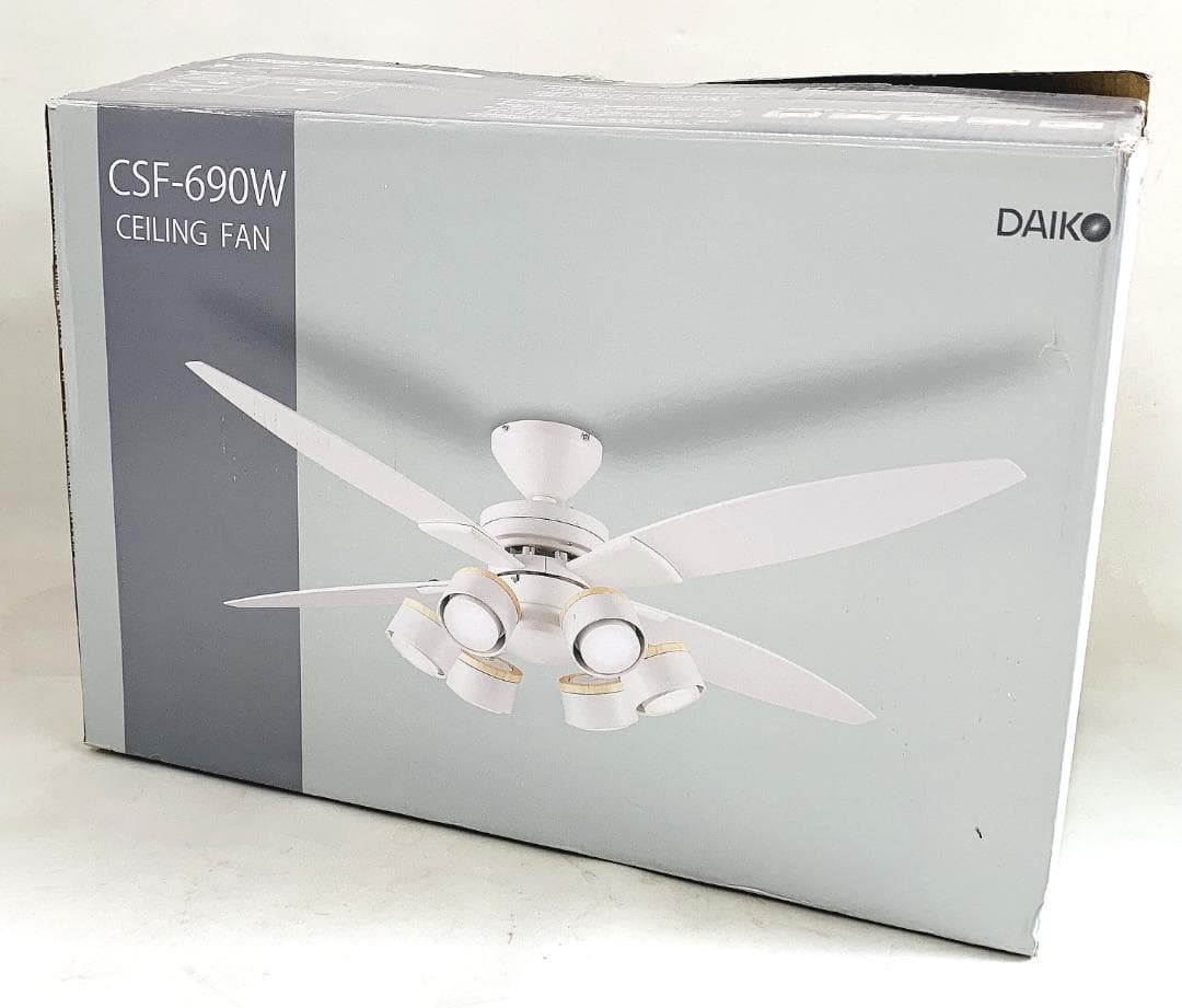DAIKO ダイコー シーリングファン CSF-690W 2022年製【未使用】 - メルカリ
