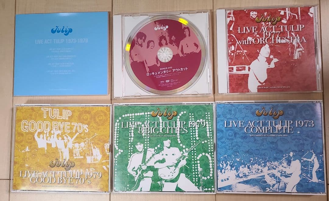 チューリップ/LIVE ACT TULIP 1973-1979ボックス - メルカリ