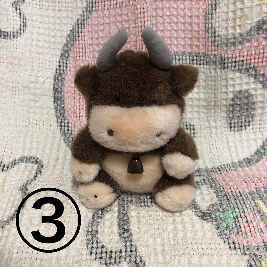 レトロ ヒロクンハウス ウシ ぬいぐるみ 4コセット 中古品 - メルカリ
