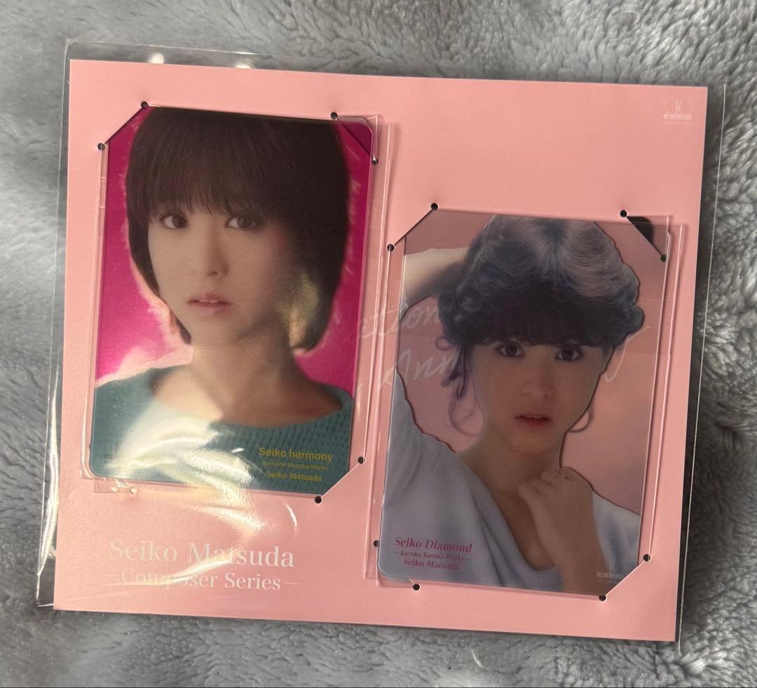 松田聖子♡ スペシャル・クリアカード4種＆メガジャケ4枚セット（＋