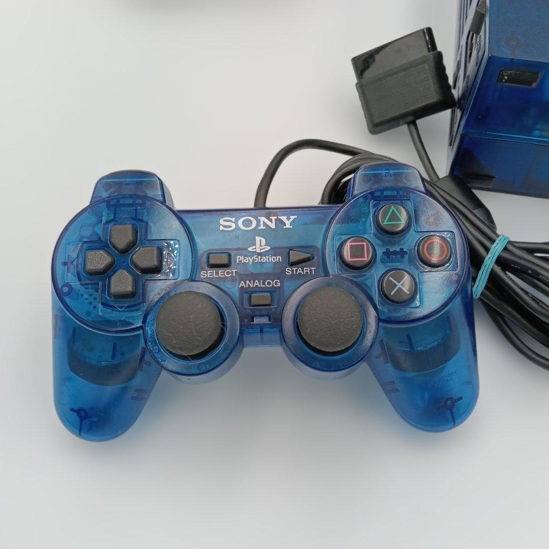 22402【クリーニング済】SCPH-37000 本体 オーシャンブルー - メルカリ