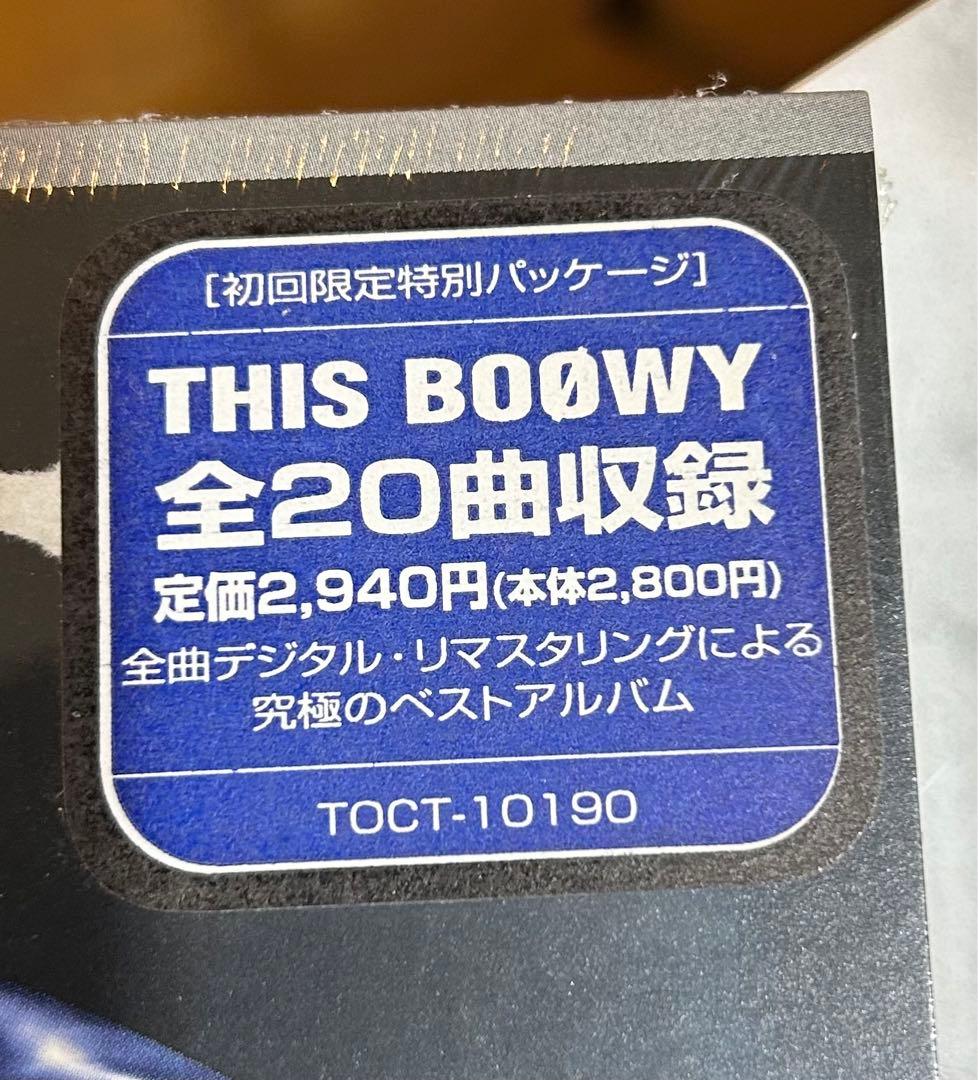 THE BOOWY ベストアルバム ボーイ 全20曲 デジタルリマスター THIS