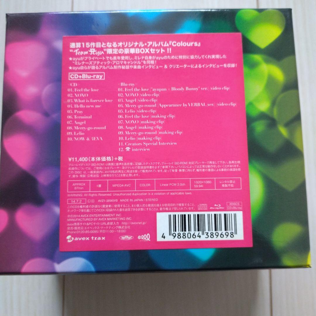 浜崎あゆみ colours TA限定 CD+Blu-ray+アロマキャンドル - メルカリ