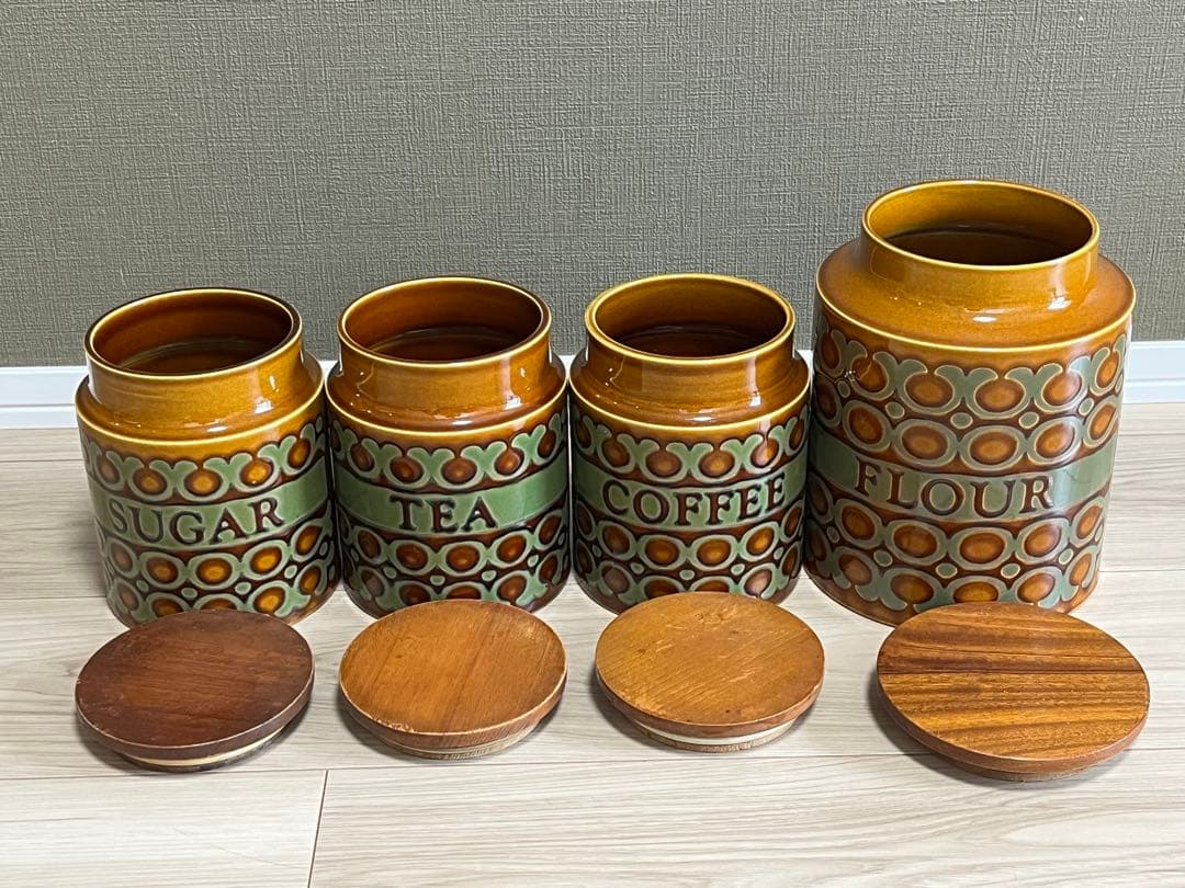 《イギリスにて購入》HORNSEA/ホーンジーキャニスターFLOUR