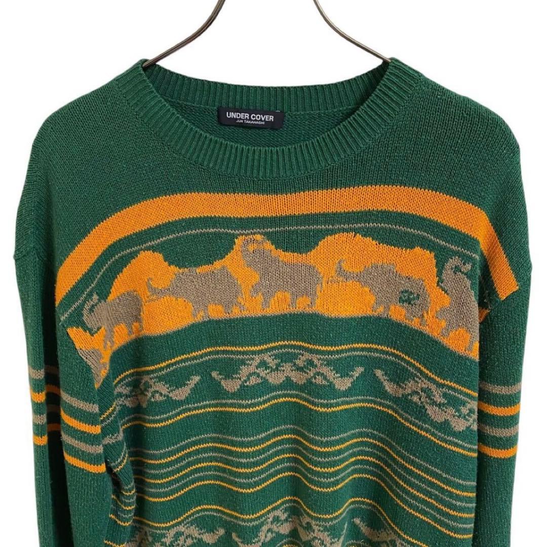アンダーカバー UNDERCOVER 1997SS エレファントニット グリーン