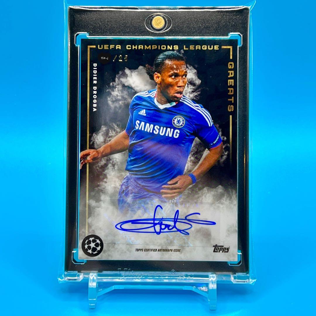 22-23 Topps DIDIER DROGBAドログバ 直筆サイン 25シリ - メルカリ