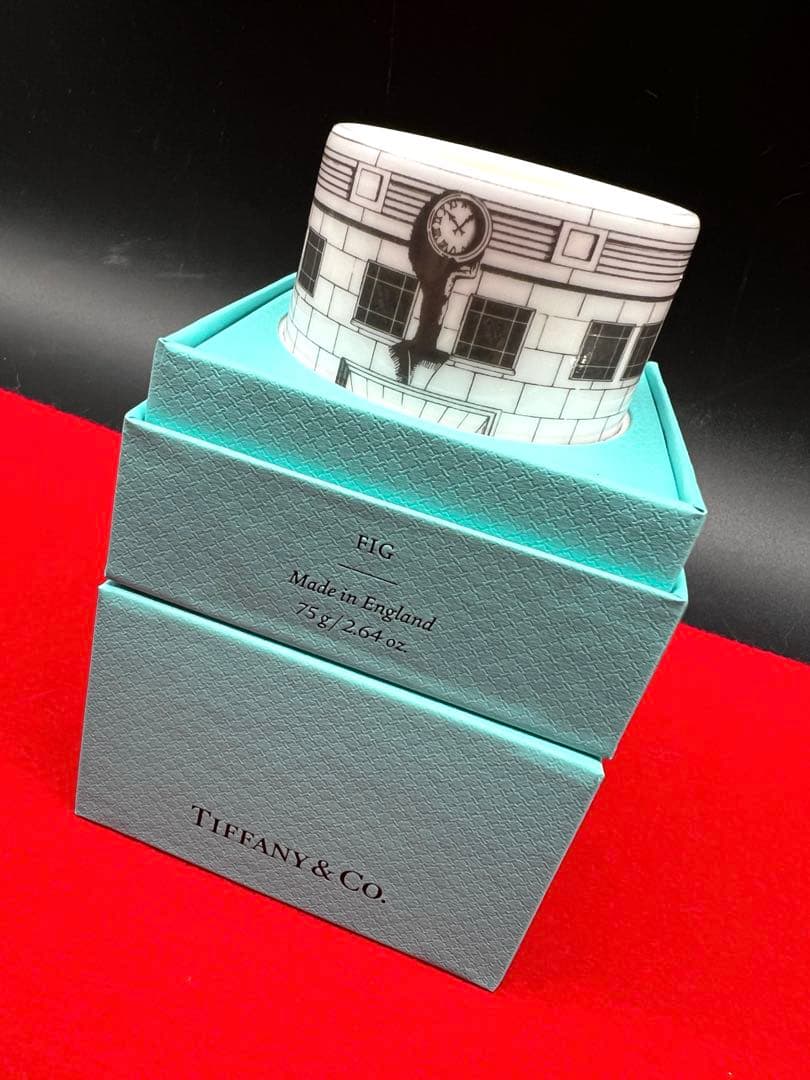 ティファニー❣️アロマキャンドル (チャームと巾着付き)