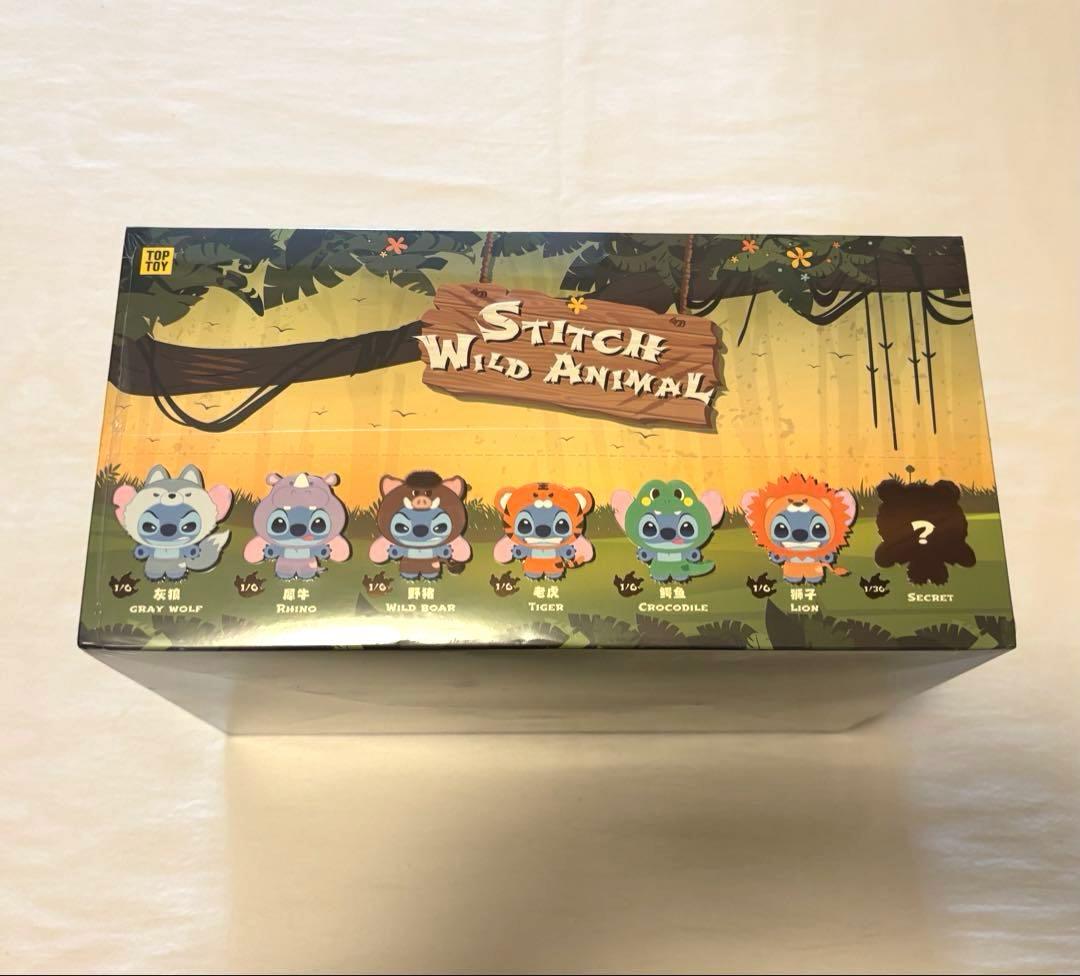 24時間発送》TOPTOY スティッチ ワイルド アニマル 6種セットBOX