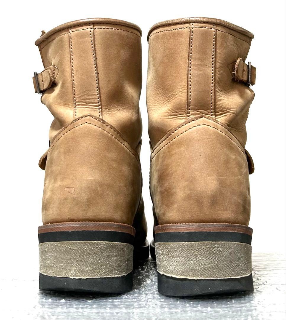 27cm】AVIREX ショートエンジニアブーツRED☆ハーレーgpzWING - メルカリ