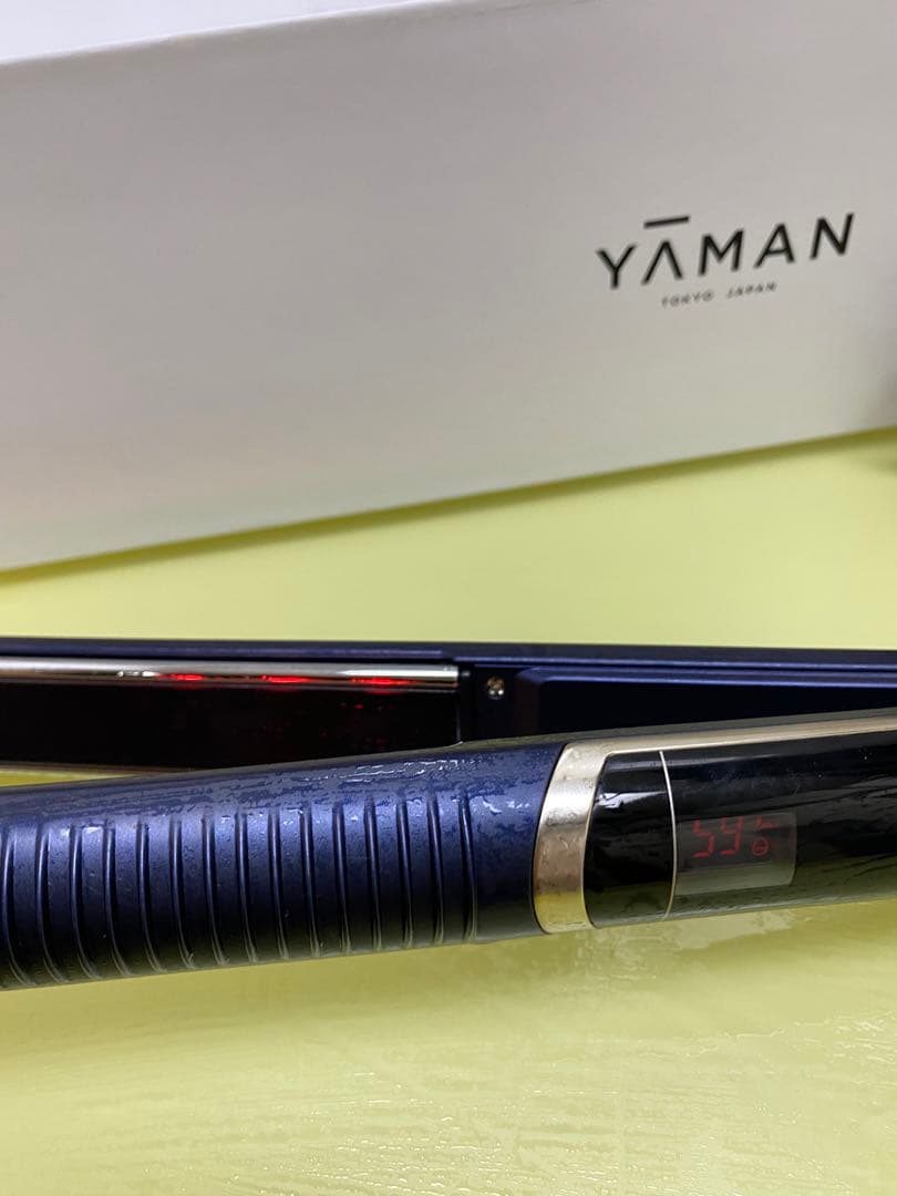 YAMAN ストレートヘアアイロン ネイビー - メルカリ