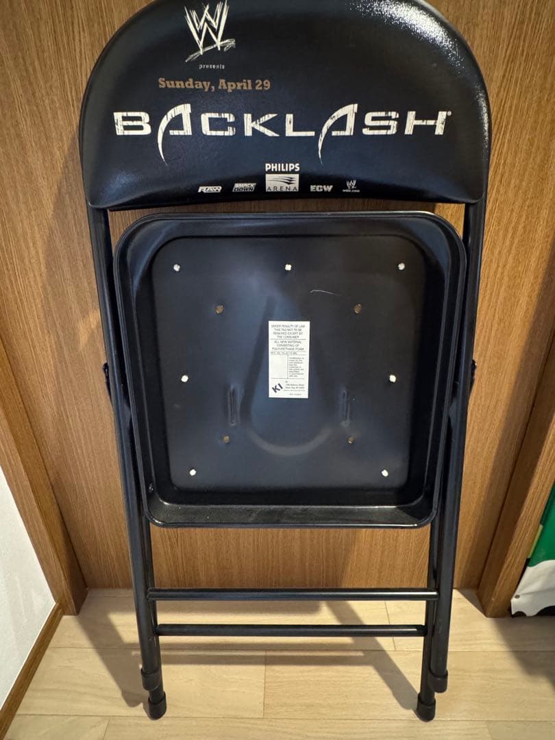 激レア】WWE Backlash 2007 PPV リングサイドイベントチェア - メルカリ
