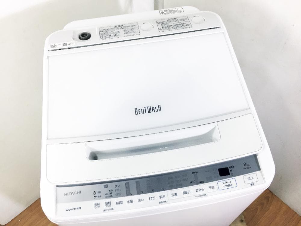 ☆分解洗浄済！2021年製☆日立 8kg 洗濯機【BW-V80F-W】G4HF - メルカリ