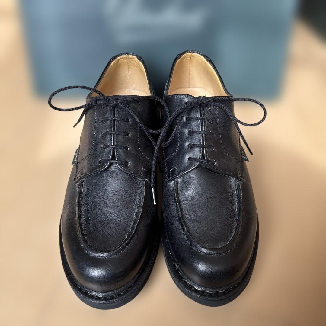 極美品】パラブーツ シャンボード ブラック 5サイズ - メルカリ