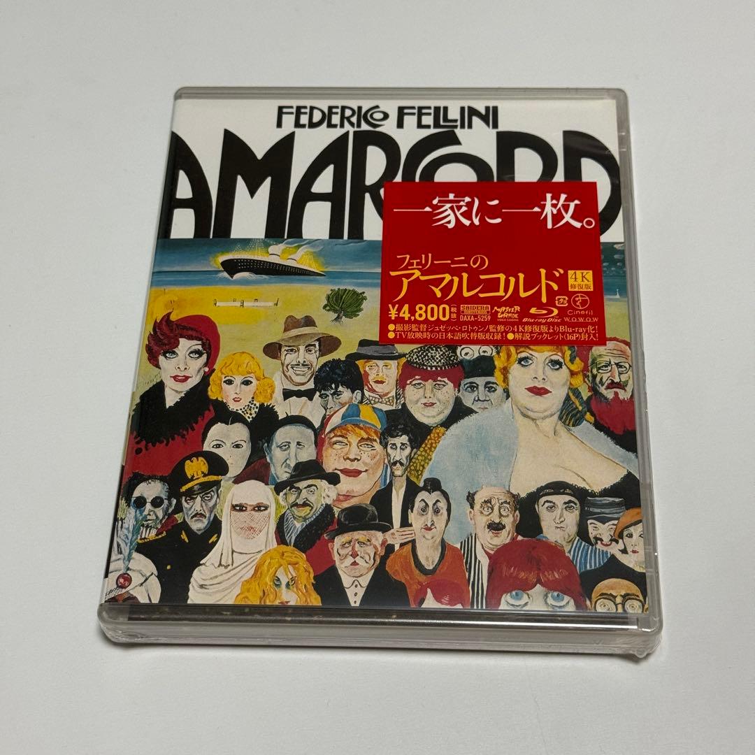 廃盤】フェリーニのアマルコルド 4K修復版 Blu-ray - メルカリ