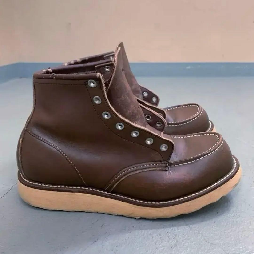 旧羽タグ カカトOK RED WING レッドウィング 8855 茶 7.5E