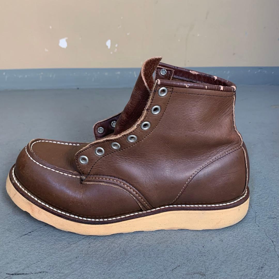 旧羽タグ カカトOK RED WING レッドウィング 8855 茶 7.5E