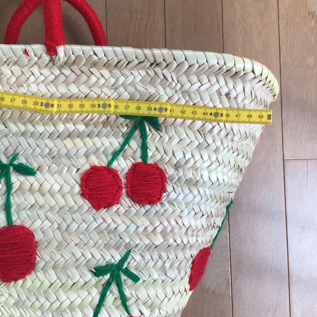 ファティマモロッコ チェリーかごバッグ - メルカリ