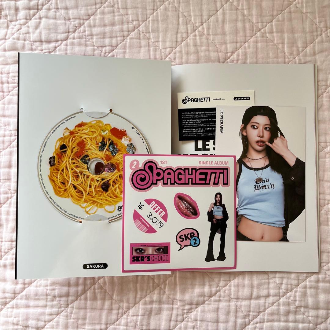 LE SSERAFIM ルセラフィム spaghetti アルバム トレカ 5 - メルカリ