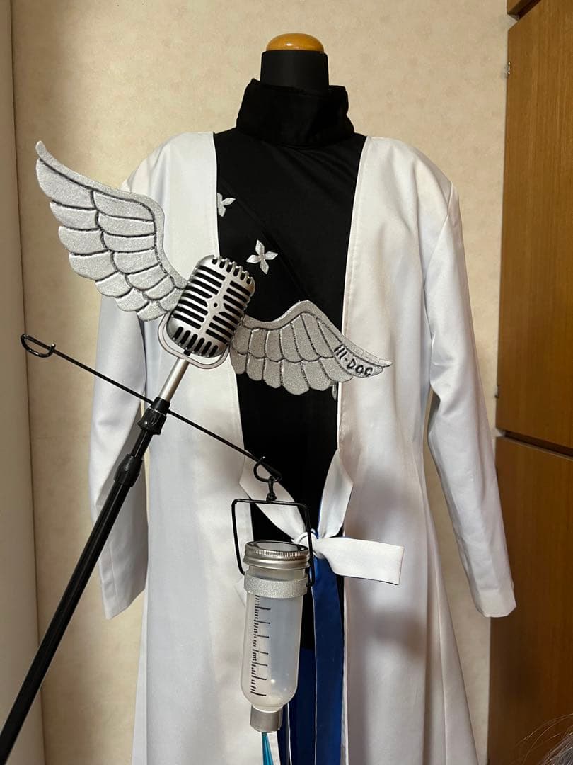 ヒプマイ 神宮寺寂雷 TDD 衣装3種 ウィッグ マイクセット コスプレ L