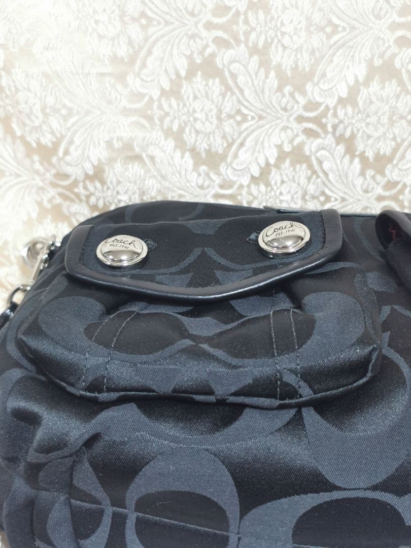 美品 COACH ショルダーバッグ poppy 2way 大容量 16495 - メルカリ