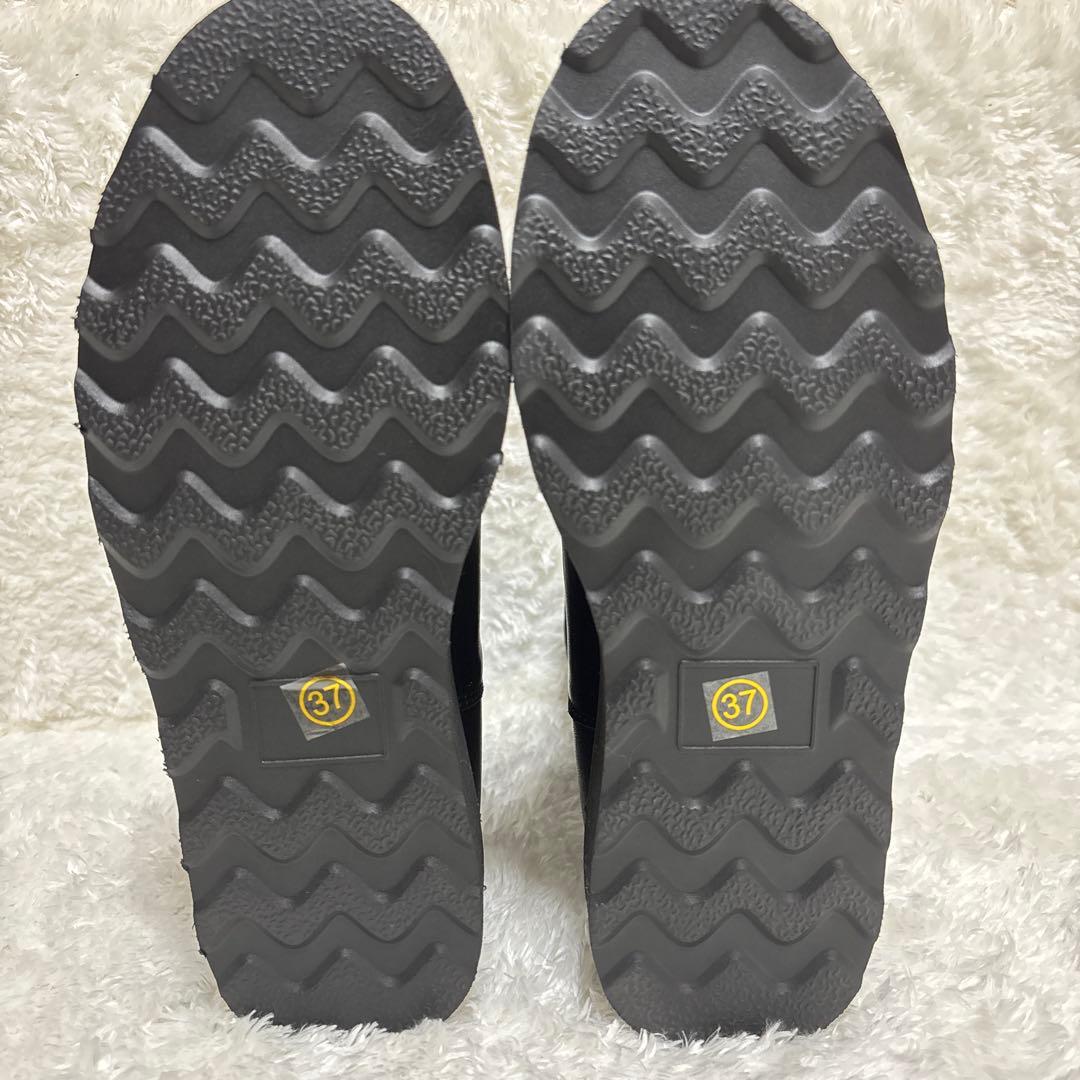 VINILO【ヴィニーロ】 サイドゴアブーツ ショート　ブラック 23.5cm