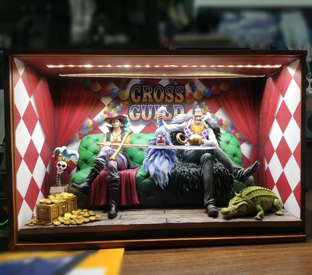 ワンピース クロスギルド ミホーク クロコダイル フィギュア ガレージ