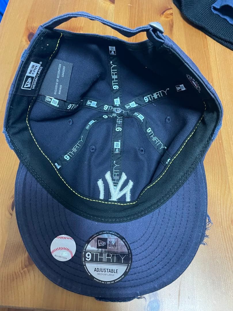 NEWERAニューヨーク・ヤンキース ダメージキャップGORO M/Lサイズ