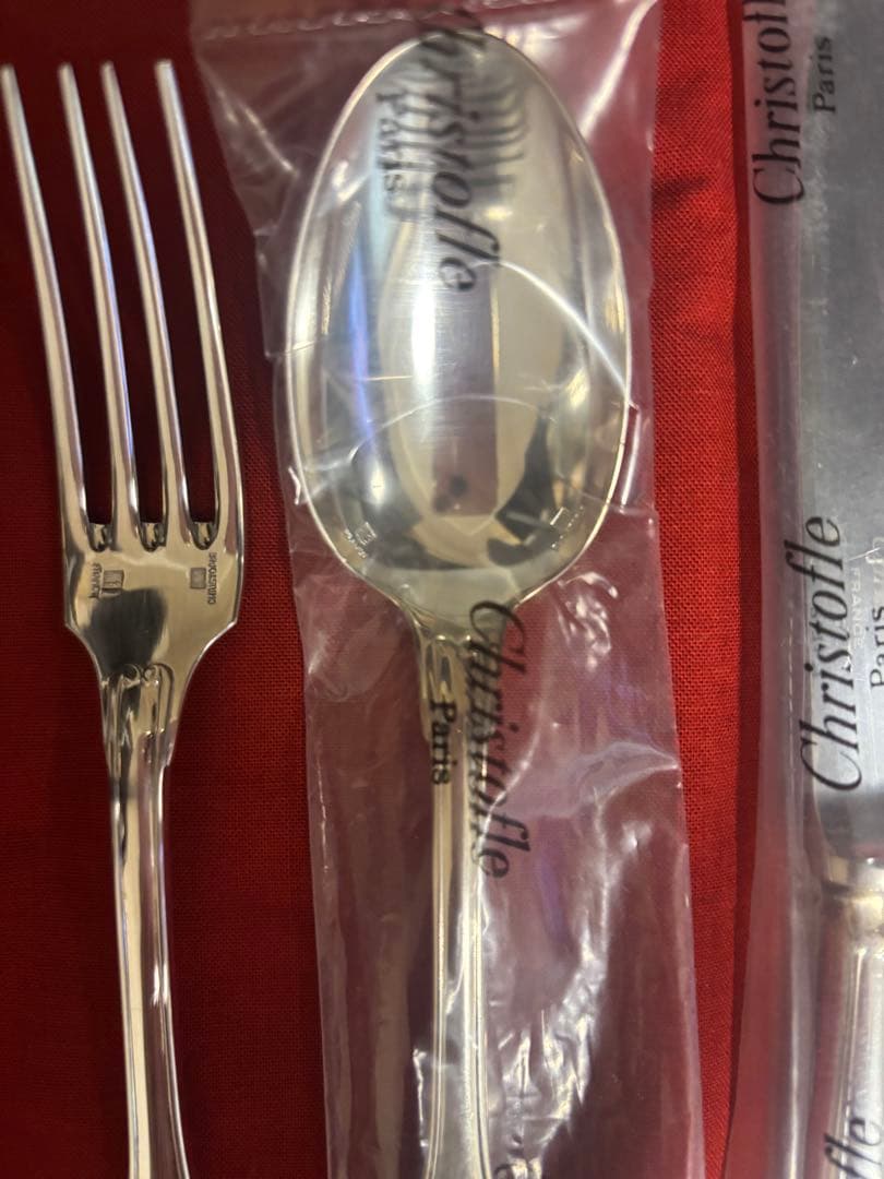Christofle ヴァンドーム デザートフォーク スプーン ナイフ