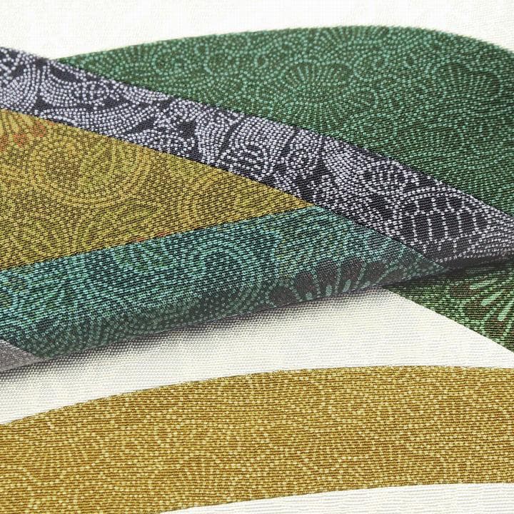 人間国宝【六谷梅軒】 ～伊勢型紙 重要無形文化財保持者～ 美品の袋帯