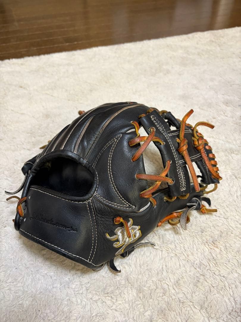 JB和牛　JB-004S硬式野球用グローブ 右専用 WAGYU JB(和牛JB)グラブ/【JB-004S】/硬式用/内野手用/型付け可能/高校
