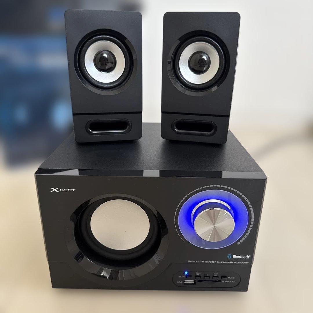 ラジオ・コンポ X-BEAT 2.1ch Bluetooth Speaker 31W
