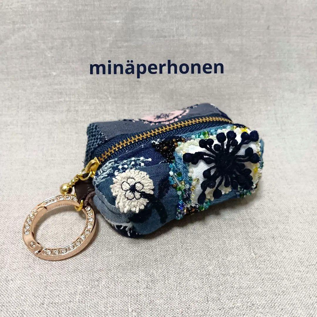 ミナペルホネン ミニポーチ ハンドメイド パッチワーク - メルカリ