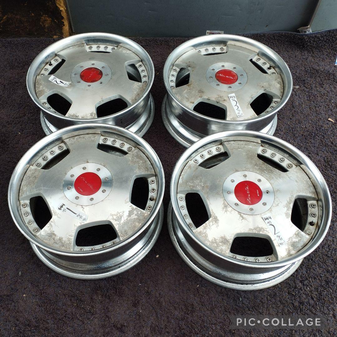 日本製。WORK ユーロライン 18インチ×7.5J +48 PCD114.3 - メルカリ