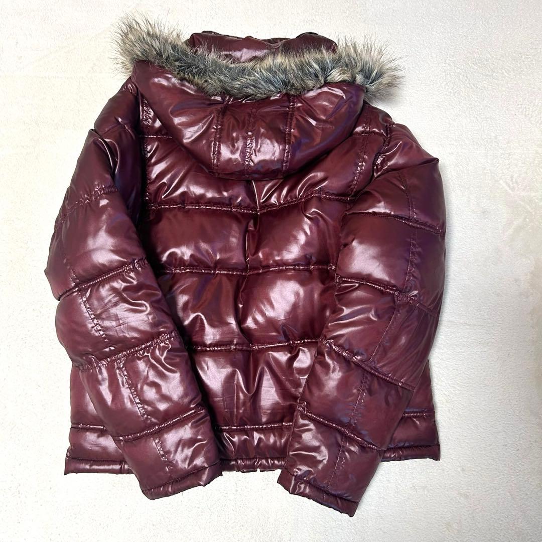 famock ファモック 中綿ダウンジャケット ファー フード サイズL y2k