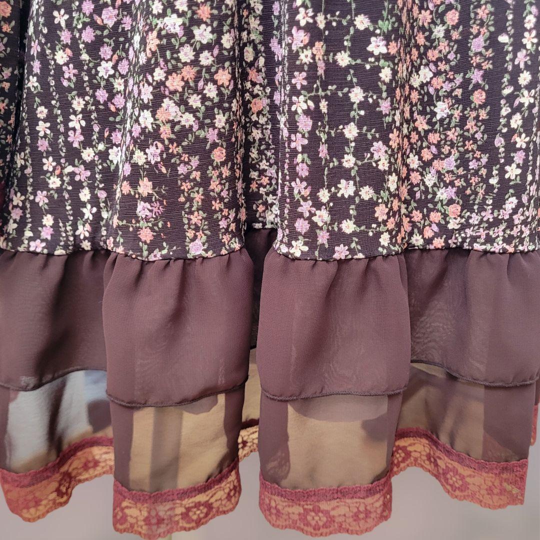 00s y2k フリル レース LIZ LISA系 フェアリーグランジ 森ガール