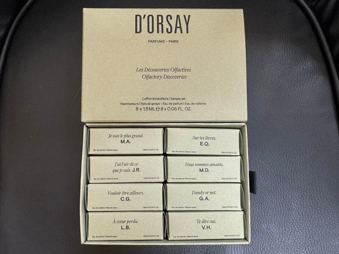 ドルセー D'ORSAY オルファクトリーディスカバリーセット1.5ML×8