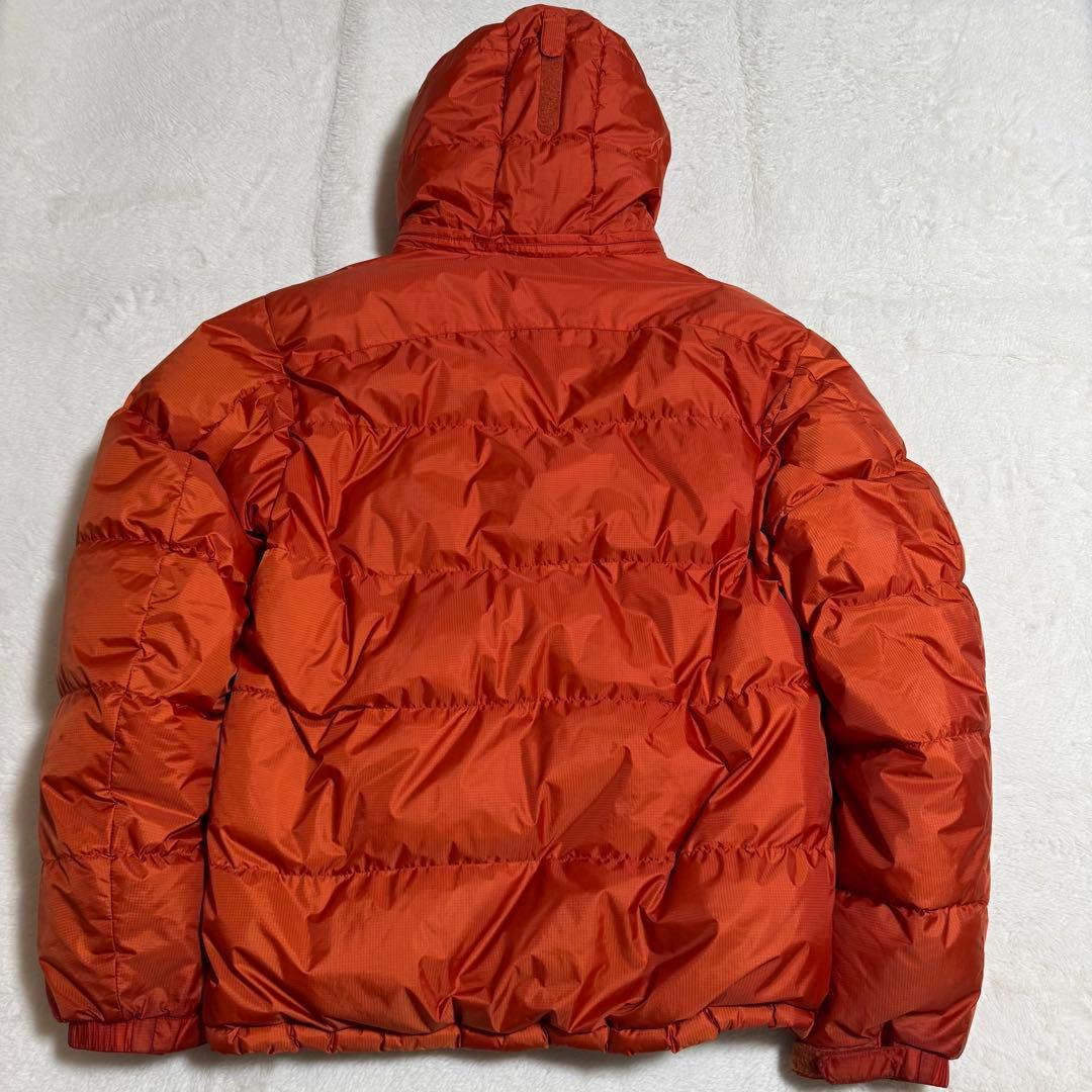 美品モンベル800FP GOREパーマフロストダウンパーカXL オレンジ - メルカリ