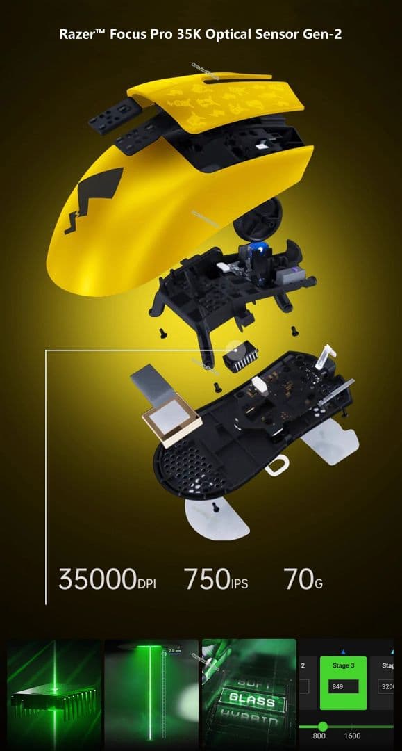 特典有⭐Razer Viper V3 Pro⭐️ ポケモン⭐️ゲーミング【新品