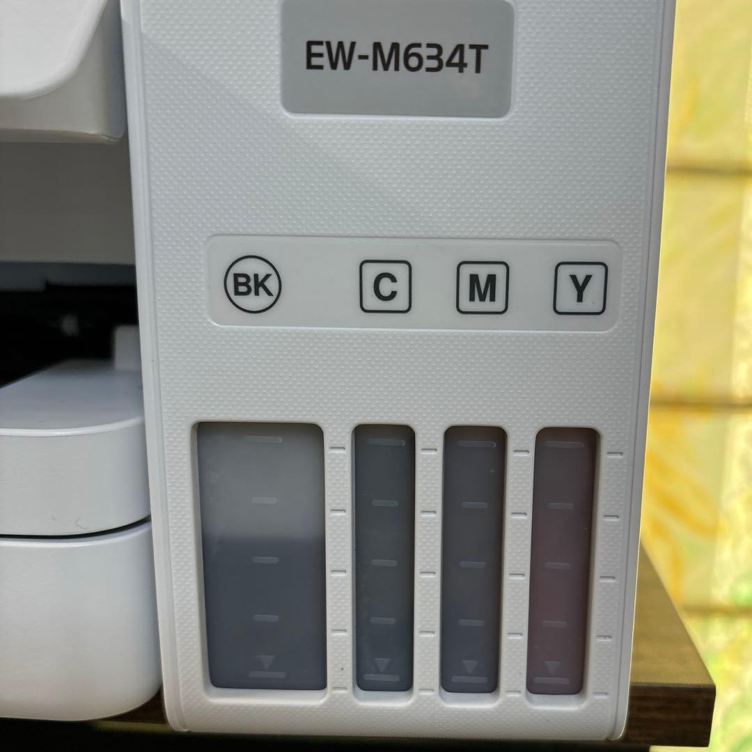 EPSON 複合機 EW-M643T 使用5か月 美品 純正インク付 - メルカリ