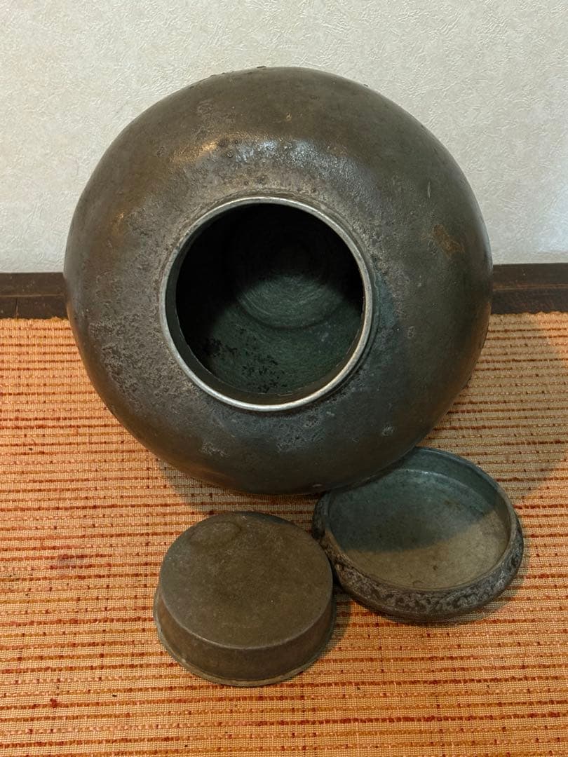 骨董 時代物 茶壺 古錫茶壺 3kg 古美術 アンティーク
