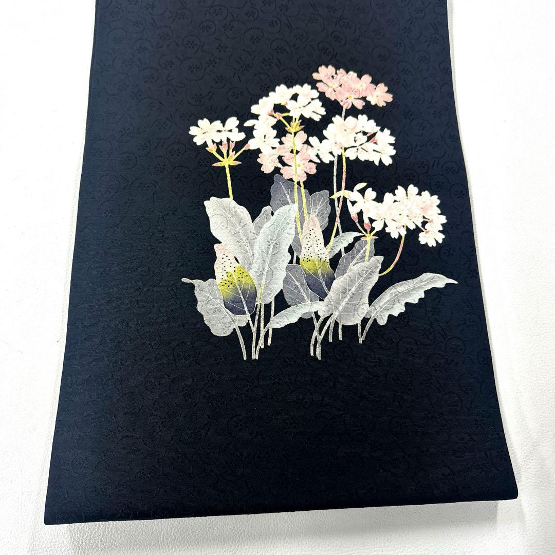 帯6078 ○蝋彩染作家 中嶋剛司 高級 正絹 名古屋仕立て 名古屋帯