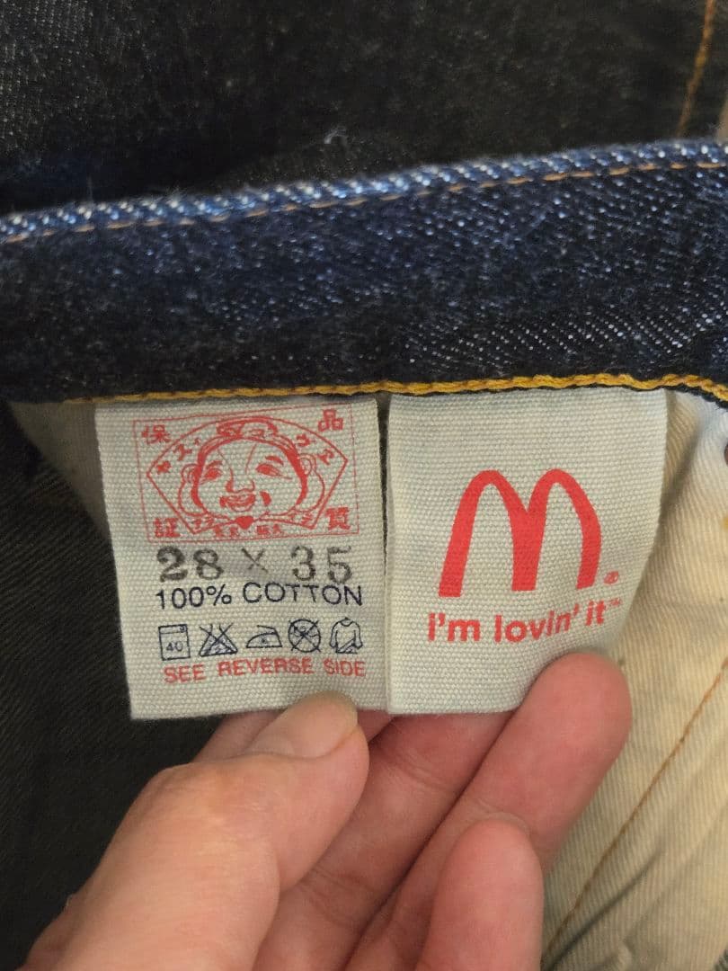 テリー様専用 新品未使用 EVISU × マクドナルドコラボ w28 - メルカリ