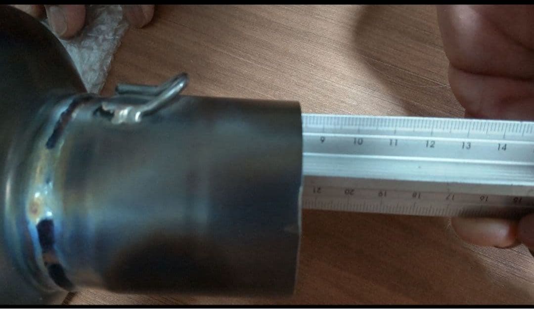 BLUE LIGHTNING RACING スリップオンマフラー 60.5cm