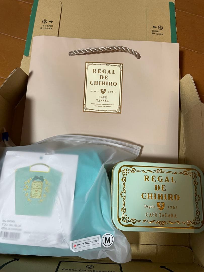 カフェタナカ ボールアンドチェーン 【新品未使用】クッキー缶