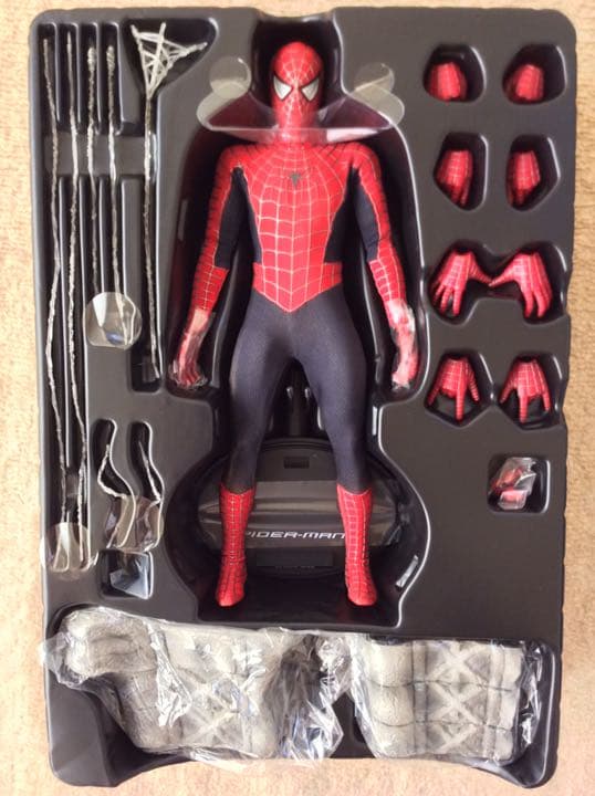 ホットトイズ スパイダーマン アクション フィギュア マーベル サム