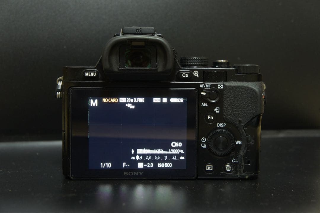 SONY α7 初代 ILCE-7 充電器 バッテリー付 ショット数10898回