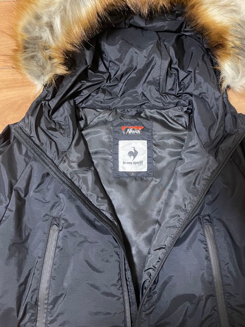 NANGAコラボ】オーロラテックスファー取外し可ダウンブルゾン - メルカリ