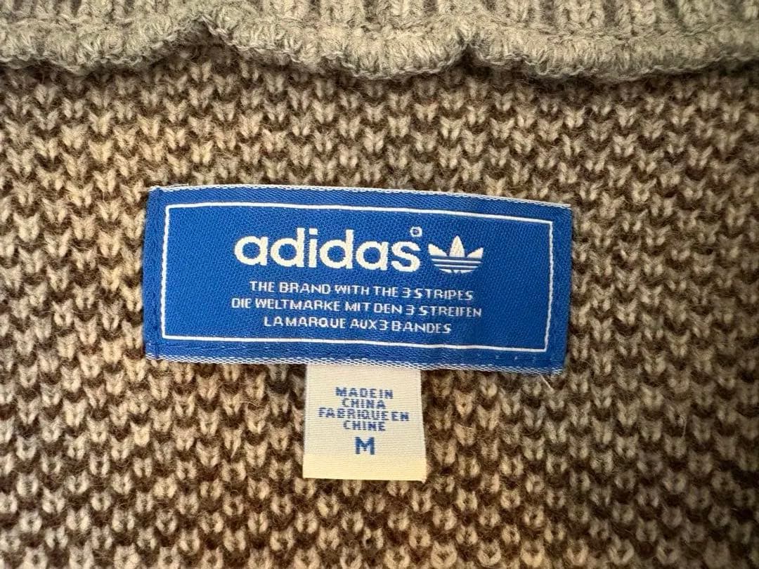 アディダスオリジナルス カウチン ニット ジャケット Mサイズ