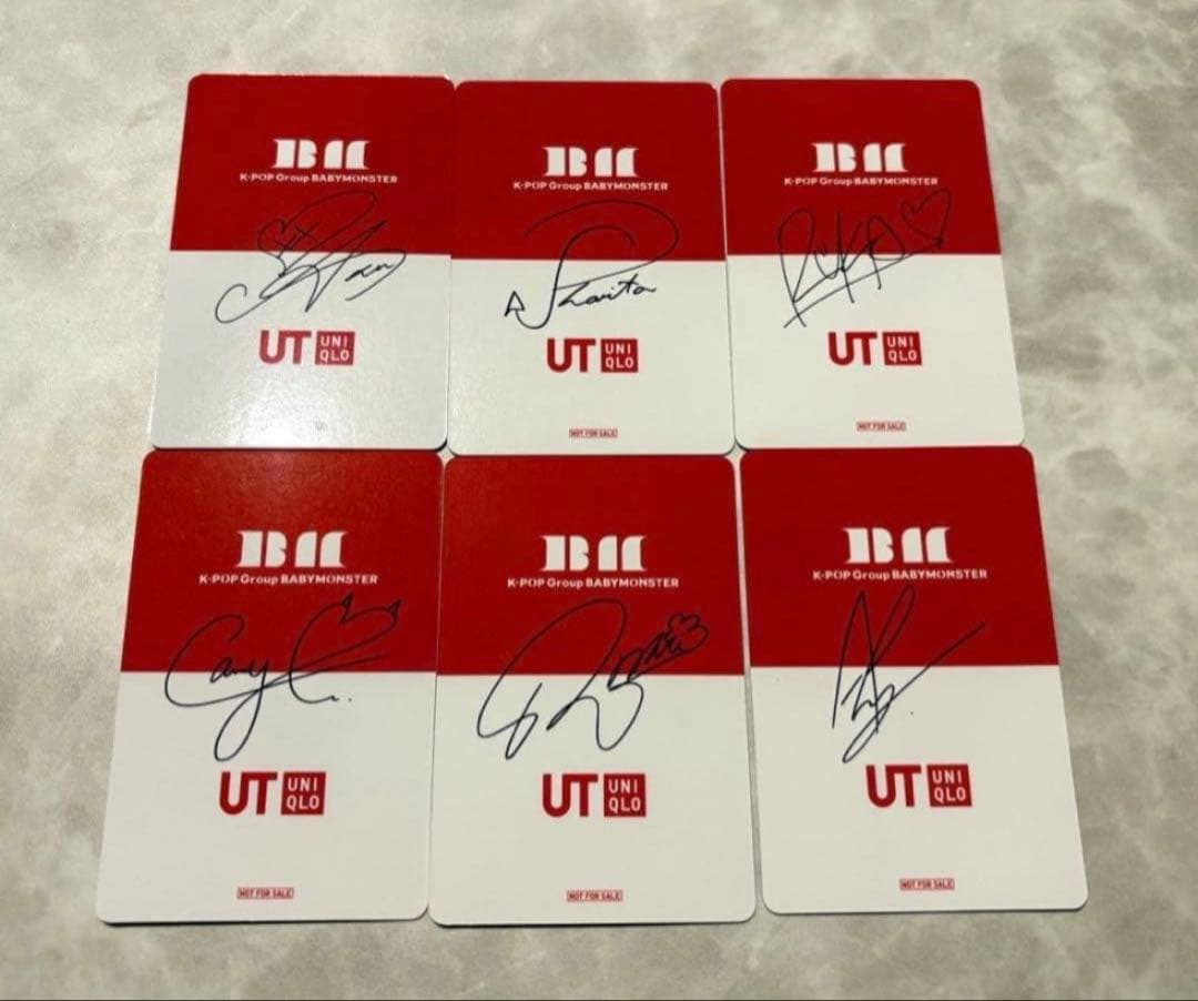 Babymonster x ユニクロ 購入特典 全6点セット ベビモン Ⅵ - メルカリ