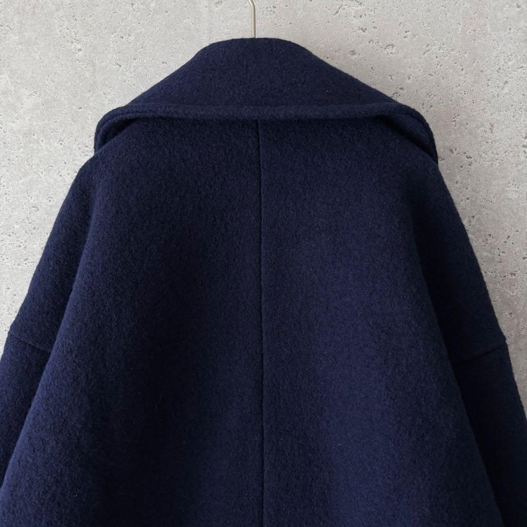 近年✨コラージュガリャルダガランテ 圧縮ウールコート ネイビー